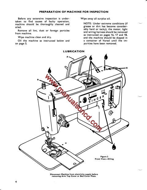 sewing machine repair manual free download